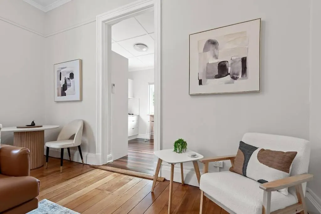 Art Deco W Modern Twist 1Bed 1Bath 1Car New Farm Lejlighed Brisbane